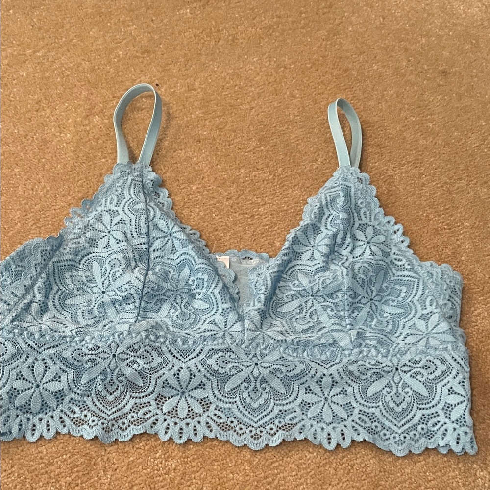 Old Navy Lace Bralette in Light Blue